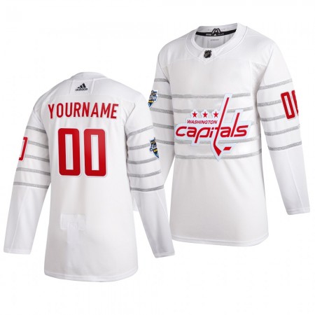 Washington Capitals Personalizado Wit Adidas 2020 NHL All-Star Authentic Shirt - Mannen